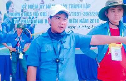 Lê Nguyễn Long - Phó Chủ nhiệm CLB Kỹ năng thanh niên xã Hòa Nhơn