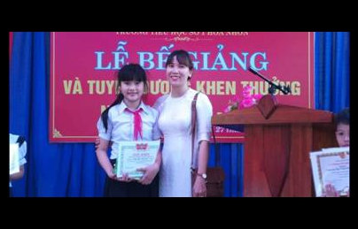 “Cô giáo trẻ vững vàng với chuyên môn, nhiệt huyết với công tác đoàn” .