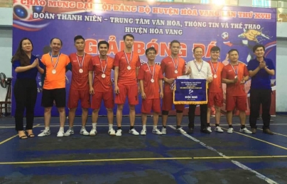 ĐOÀN TN CÔNG AN HUYỆN ĐẠT CHỨC VÔ ĐỊCH GIẢI BÓNG ĐÁ KHỐI CNVC-TH NĂM 2020