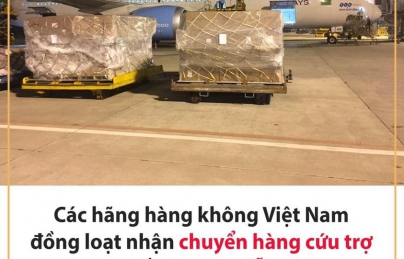 Các hãng hàng không Việt Nam đồng loạt nhận chuyển hàng cứu trợ ra miền Trung miễn phí
