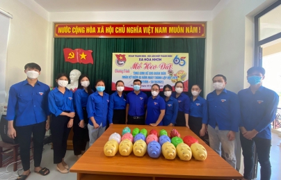 HÒA NHƠN: ĐOÀN THANH NIÊN - HỘI LHTN XÃ HÒA NHƠN VỚI CHƯƠNG TRÌNH MỔ HEO ĐẤT - TRAO SINH KẾ CHO ĐVTN KHÓ KHĂN, ĐVTN YẾU THẾ