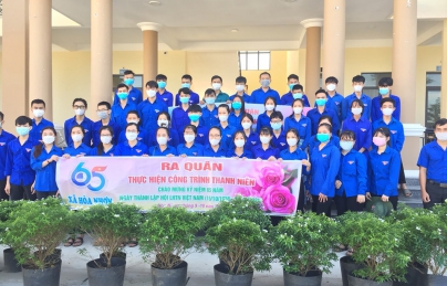 HÒA NHƠN: ĐOÀN THANH NIÊN - HỘI LHTN XÃ HÒA NHƠN - RA QUÂN THỰC HIỆN CTTN CHÀO MỪNG 65 NĂM NGÀY THÀNH LẬP HỘI LHTN VIỆT NAM (15/10/1956 - 15/10/2021)
