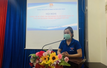 HỘI NGHỊ TUYÊN TRUYỀN TRỰC TUYẾN VỀ THÔNG TIN CÔNG TÁC ĐỐI NGOẠI VÀ HỘI NHẬP QUỐC TẾ CHO CÁN BỘ ĐOÀN - HỘI TRONG GIAI ĐOẠN HIỆN NAY 