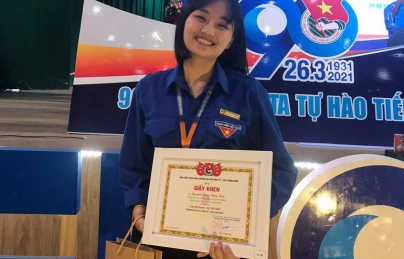 Nghị lực của nữ sinh 