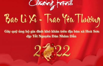 HÒA SƠN: CỤM CHI ĐOÀN AN NGÃI ĐÔNG - AN NGÃI TÂY 2 - AN NGÃI TÂY 3 - HOÀ KHÊ - TÙNG SƠN ĐÃ TRIỂN KHAI CHƯƠNG TRÌNH BAO LÌ XÌ - TRAO YÊU THƯƠNG
