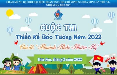 HÒA SƠN: TỔ CHỨC CUỘC THI THIẾT KẾ BÁO TƯỜNG NĂM 2022