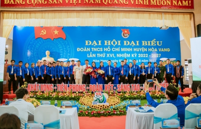 ĐẠI HỘI ĐẠI BIỂU ĐOÀN TNCS HỒ CHÍ MINH HUYỆN HÒA VANG LẦN THỨ XVI, NHIỆM KỲ 2022 - 2027
