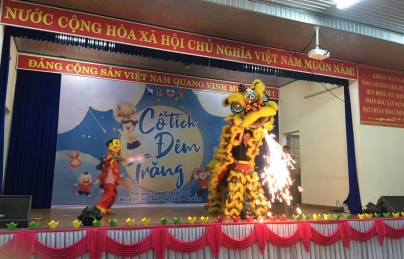 HÒA TIẾN: TỔ CHỨC CHƯƠNG TRÌNH TRUNG THU “CỔ TÍCH ĐÊM TRĂNG”