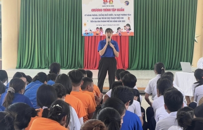HÒA PHƯỚC: TỔ CHỨC CHƯƠNG TRÌNH TẬP HUẤN PHÒNG CHỐNG ĐUỐI NƯỚC, TAI NẠN THƯƠNG TÍCH, XÂM HẠI CHO TRẺ EM