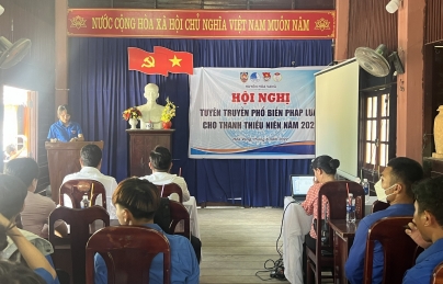 HỘI NGHỊ TUYÊN TRUYỀN PHỔ BIỂN PHÁP LUẬT CHO THANH THIẾU NIÊN NĂM 2022