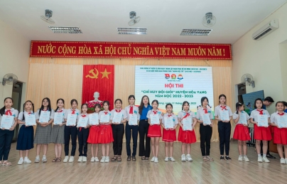 HỘI THI “CHỈ HUY ĐỘI GIỎI” HUYỆN HOÀ VANG NĂM HỌC 2022 - 2033 