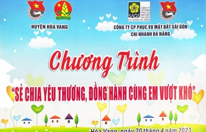 CHƯƠNG TRÌNH CHIA SẺ YÊU THƯƠNG ĐỒNG HÀNH CÙNG EM VƯỢT KHÓ