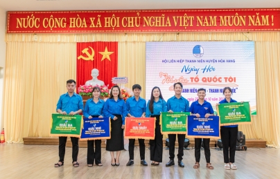 HỘI LIÊN HIỆP THANH NIÊN HUYỆN HÒA VANG  TỔ CHỨC NGÀY HỘI “TÔI YÊU TỔ QUỐC TÔI”