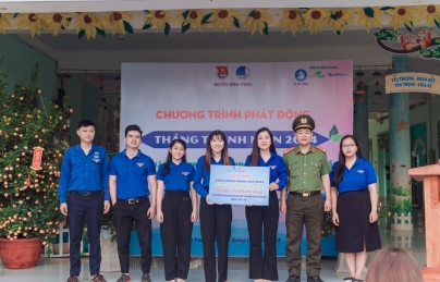 PHÁT ĐỘNG THÁNG THANH NIÊN NĂM 2024 VÀ RA QUÂN TẾT TRỒNG CÂY “ĐỜI ĐỜI NHỚ ƠN BÁC HỒ”.