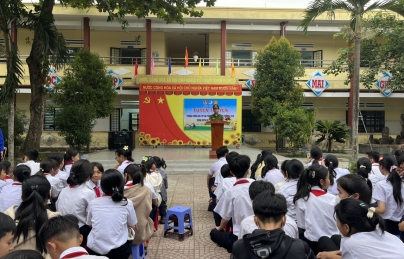 TUYÊN TRUYỀN PHÒNG CHỐNG MA TÚY VÀ PHÒNG TRÁNH TAI NẠN THƯƠNG TÍCH CHO ĐVTN VÀ HỌC SINH NĂM 2024