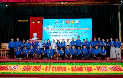 HÒA VANG: TỔ CHỨC ĐOÀN CÔNG TÁC ĐẾN HỌC TẬP TRAO ĐỔI KINH NGHIỆM TẠI HUYỆN NGHI LỘC, TỈNH NGHỆ AN.