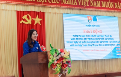 HÒA VANG: PHÁT ĐỘNG HƯỞNG ỨNG CUỘC THI TÌM HIỂU 80 NĂM NGÀY THÀNH LẬP QĐND VIỆT NAM (22/12/1944 - 22/12/2024) VÀ 35 NĂM NGÀY HỘI QUỐC PHÒNG TOÀN DÂN (22/12/1989 - 22/12/2024), TỔNG CỤC CHÍNH TRỊ QĐND VIỆT NAM