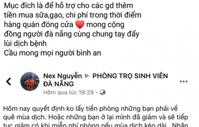 Ấm áp tình người trong mùa dịch