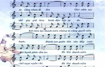Cờ, huy hiệu, đoàn ca