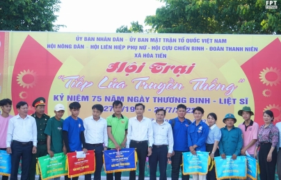 HÒA TIẾN: HỘI TRẠI “TIẾP LỬA TRUYỀN THỐNG” NĂM 2022